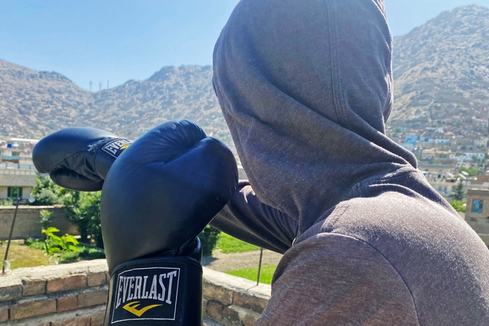 Afghan women secretly exercise not for competition, but for health and peace of mind in a country where the Taliban government has banned women from playing sports. - AFP picture 