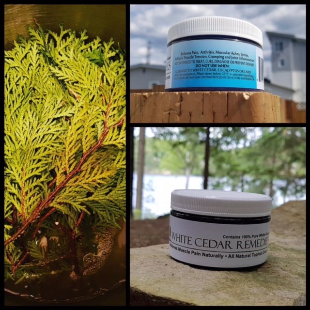 Natural healing body care made from cedar